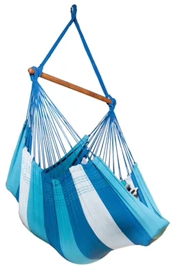 Produktbild von MacaMex Relaxa Oceano Hängestuhl Baumwolle blau Hängestuhl