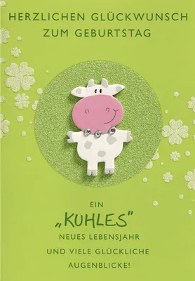 Produktbild von Geburtstag Glückwunschkarte im Format 115x17cm mit Umschlag