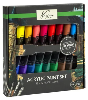 Immagine prodotto di Set di colori acrilici 18 pezzi