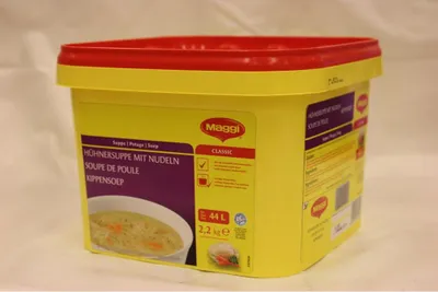 Produktbild von Maggi Kippensoep met Vermicelli 2200g Dose (Hühnersuppe mit Nudeln)