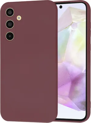 Produktbild von Techsuit Soft Flex Back Cover Hülle für Samsung Galaxy A35 - Pflaumenrot