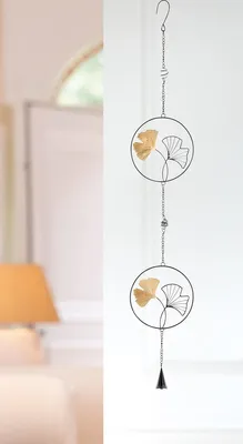 Produktbild von Gilde Metall Hänger Ginkgo VE 4 67692