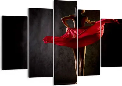Produktbild von Bild auf Leinwand - Leinwandbild - Schönheit Körper Tänzer Mädchen - 150x100cm - Wand Bild - Wanddeko - Leinwanddruck - Bilder - Kunstdruck - Leinwand bilder - Wandkunst - EA150x100-2160
