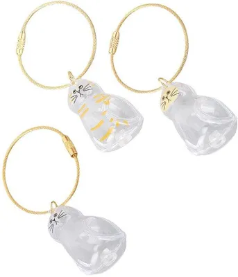Productafbeelding van Halsband voor huisdieren – Herinnering met haar van huisdieren – Transparant glas, 4,5 cm