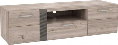 Produktbild von Furniture24 Tv Schrank Locarno LCRT131, Fernsehschrank, Unterschrank, Lowboard mit 2 Türen und Schubkästen