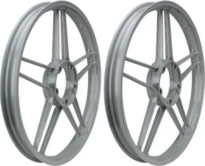 Produktbild von 2x Gussfelge (Sternfelge) grau 1,35x17 Zoll für Puch Maxi - Citomerx