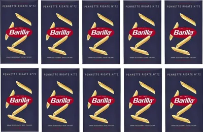 Produktbild von 10x Pasta Barilla Pennette rigate Nr. 72 italienisch Nudeln 500 g pack