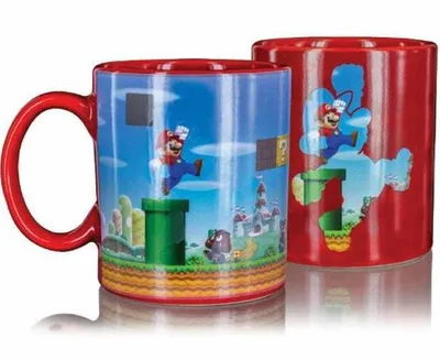 Produktbild von Super Mario Spielwelt Farbwechsel Becher 300ml