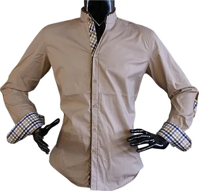 Immagine prodotto di Camicia firmata CARISMA 8070, beige, taglia XXL, nuova di zecca