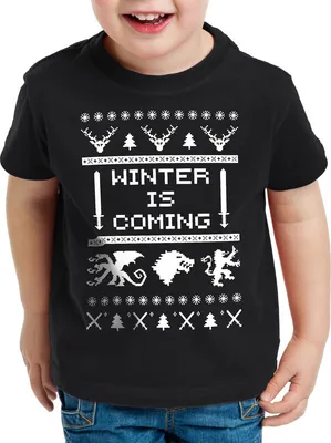 Produktbild von style3 8-Bit Winter is coming Kinder T-Shirt