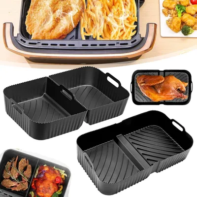 Produktbild von Silikonform Heißluftfritteuse Airfryer Zubehör Silikoneinsatz für Ninja AF500EU