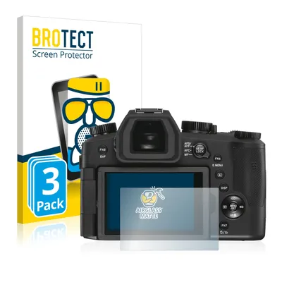 Produktbild von 3x BROTECT Entspiegelungs Schutzglas für Leica V-LUX 5 Schutzfolie Panzer Folie Glas Display Schutz matt