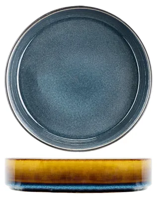 Produktbild von Suppenteller aus Porzellan, Quintana, Blau, D, 23 cm, 3 Stück