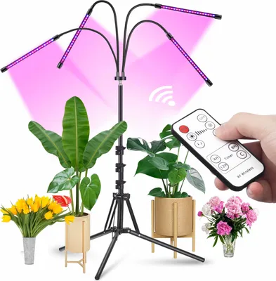 Zdjęcie produktu dla Lampa Do Wzrostu Roślin Plant Growth Supplement Light Lamp 4 Tripod