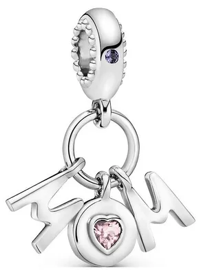 Immagine prodotto di Pandora Charm, collezione Moments, ciondolo "Mamma Perfetta", argento rosa, modello 797059NSP
