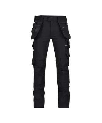 Immagine prodotto di Pantaloni da lavoro elasticizzati con tasche a fondina e tasche per ginocchiere, NERO, taglia 67