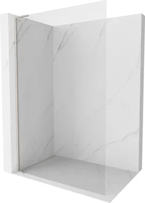 Image de Mexen Kioto-X L paroi de douche Walk-in 50 x 200 cm, transparent 10 mm, nickel brossé - 800-050-107-97-00-X