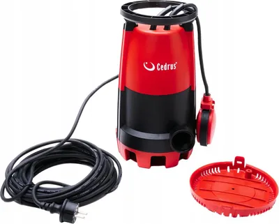 Zdjęcie produktu dla CEDRUS PZ500 POMPA ZANURZENIOWA ZATAPIALNA DO WODY BRUDNEJ CZYSTEJ OGRODOWA 550W 13500 l/h - EWIMAX -