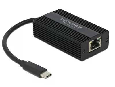 Produktbild von Delock Adapter USB Typ-C Stecker auf 2.5 Gigabit LAN