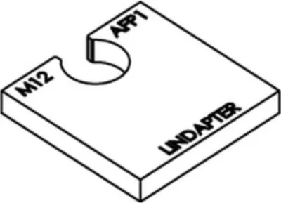 Image de LINDAPTER compens. 82043 AF M 20 P1 Rondelles, tzn 820430200200000 (1 pièce)