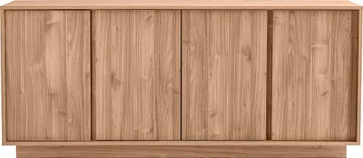 Produktbild von Miliboo - Skandinavisches Sideboard mit 4 Türen in Eichenholzoptik B180 cm COMO