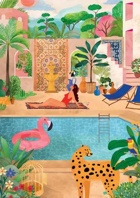 Produktbild von Pieces & Peace Puzzle Sommerparadies - 500 Teile Puzzle