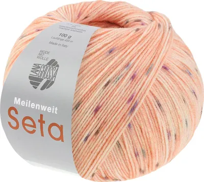 Produktbild von Lana Grossa MEILENWEIT 100 g SETA BORNEO 4-fach Merino-Sockenwolle 420 m Farbe 3452