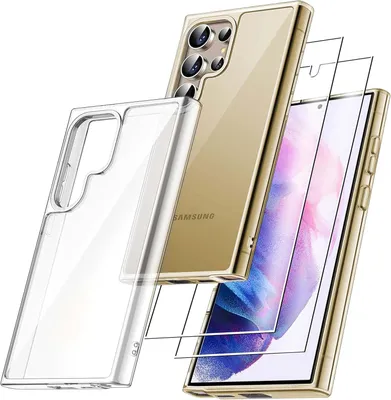 Produktbild von Hülle + 2X Schutzglas für Samsung Galaxy S24 Ultra Panzerfolie Display Case Full