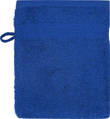 Produktbild von Betz Waschhandschuh 16x21 cm PREMIUM 100% Baumwolle  Farbe: blau