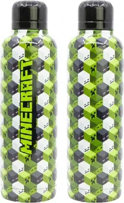 Produktbild von Minecraft Creeper Edelstahl Thermo Wasserflasche Trinkflasche Flasche 515 ml