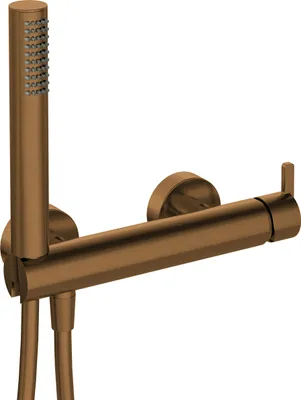 Produktbild von Duscharmatur mit Duschset, inklusive Handbrause und Brauseschlauch