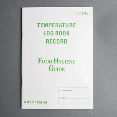 Temperatur-Logbuch für Kühlschrank & Gefrierschrank, weiß, 1 St.