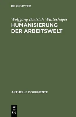 Produktbild von Humanisierung der Arbeitswelt