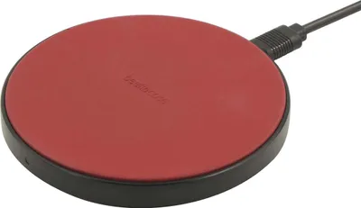 Produktbild von BEETLECASE, Leder Induktionsladegerät 10W, Rot / Schwarz
