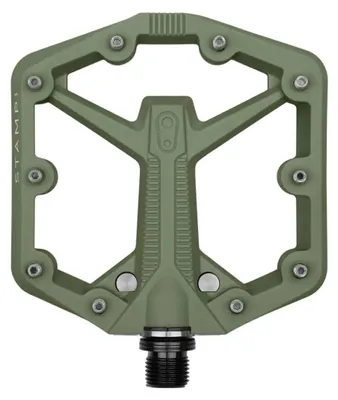 Image de Pédales Crankbrothers Stamp 1 Gen2 Petite plateforme composite 100x100 mm pour 35-43,5 EU vert 16820