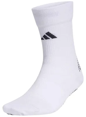 Produktbild von Socken Adidas Football GRIP, bedruckte Performance-Socken, Modell "Crew", in der Farbe "Hellweiß/Weiß/Schwarz", für Damen und Herren