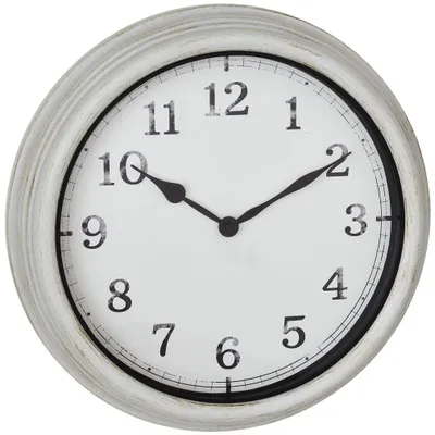 Imagen del producto de Reloj de pared metálico para exteriores, modelo TFA 60.3067.02