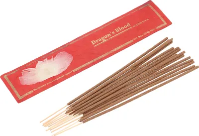 Produktbild von Handmade Räucherstäbchen aus Nepal, Himalayan Flower Incense - Dragon`s Blood, Rot, 22,5*5*0,3 cm, Räucherstäbchen aus Tibet, Nepal