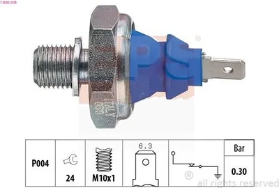 Produktbild von EPS 1.800.108 Öldruckschalter Öldrucksensor für VW Golf IV Schrägheck (1J1) Transporter IV Bus (70B, 70C, 7DB, 7DK, 70J, 70K, 7DC, 7DJ) GOLF III (1H1)