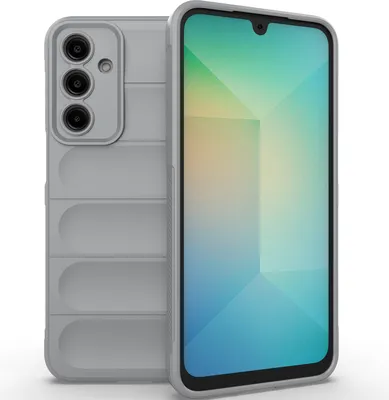Produktbild von Handyhülle für Samsung Galaxy A16 5G Weich TPU Silikon Stossfest Anti-rutsch Hülle Grau