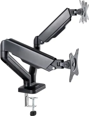 Produktbild von Monitor-Tischständer 2-Arm schwenkbar Tooq Db5132tnr Db5132tnr-b