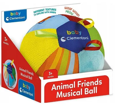 Produktbild von Clementoni BABY Musikalischer Tierball 17475