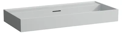 Image de LAUFEN Kartell lavabo à encastrer, sans trou pour robinet, avec trop-plein, 1000x460mm, H8103377591091