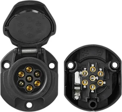 Produktbild von ProPlus steckdose 7+1-polig PVC schwarz
