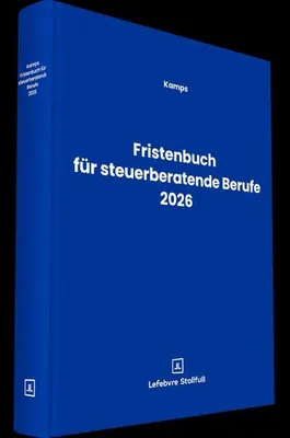 Image de Fristenbuch für steuerberatende Berufe 2026