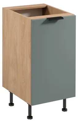 Image de Meuble bas à une porte SALERNO - largeur 45 cm, chêne vert