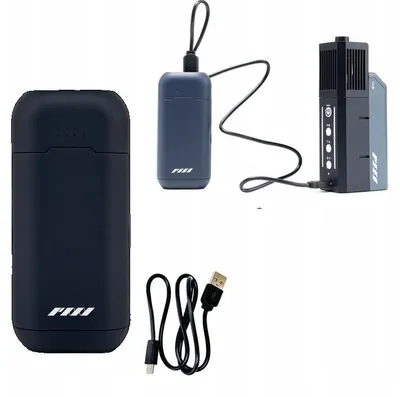 Zdjęcie produktu dla Ładowarka 2x 18650 + Powerbank USB-C / USB-A do SmokeNINJA PRO i SmokeGENIE / PMI 18650