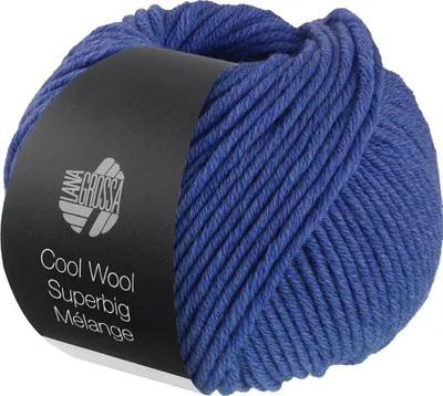 Produktbild von Lana Grossa - Cool Wool Superbig Melange 0207 blau meliert