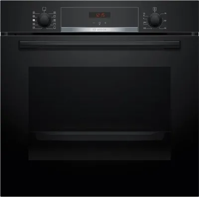 Bosch Serie 4 HQA534BB3F, Medium, Elektrischer Ofen, 71 l, 3400 W, 71 l, 50 - 275 °C