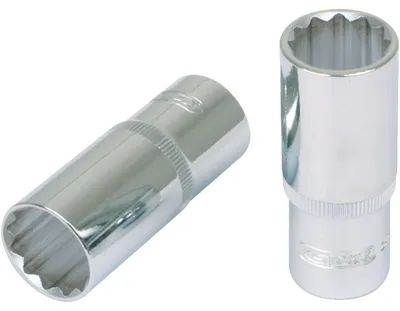 Obrázok produktu pre KS TOOLS 1/2" CHROMEplus 12-hranná nástrčka dlhá 17 mm - 918.1711